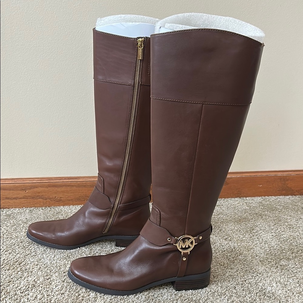 Michael Kors Women's Brown Riding Boots